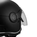 Argentario Visor Jet Helmet - Black