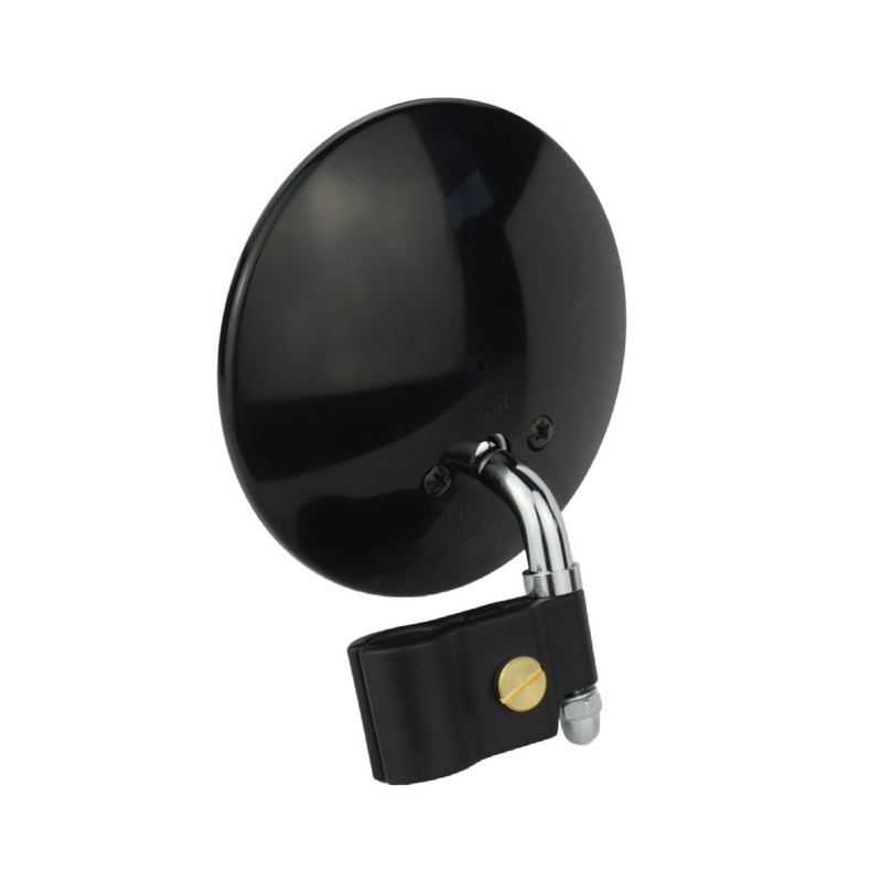 FAR Classic Vespa & Lambretta Black Legshield Mirror (Left & Right Hand Side)