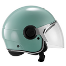 Argentario Visor Jet Helmet - Green