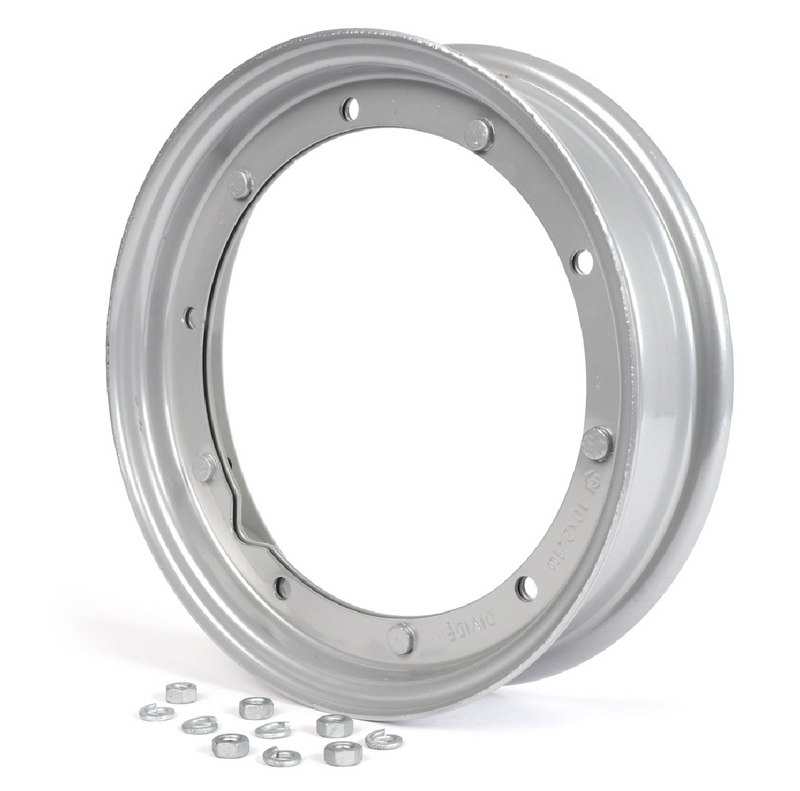 Piaggio Vespa Split Rim Grey (2.10x10) PX, T5, LML, RALLY, GT, GTR, PK50-PK, V50, 50N, Special, PV, ET3