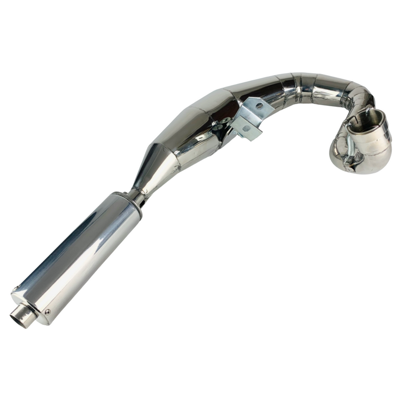 SPAQ Vespa PX200 L/H Performance Stainless Steel Exhaust