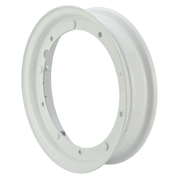 RMS Vespa Split Rim White (2.10x10) PX, T5, LML, RALLY (NOS)