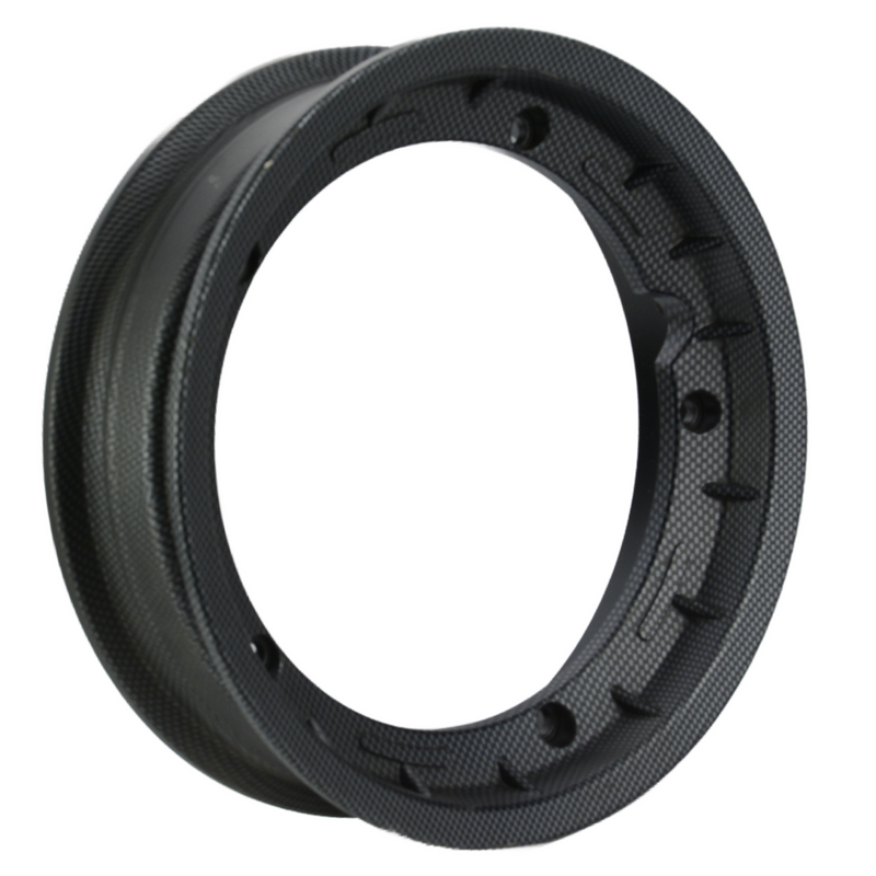 F.A. ITALIA Vespa Tubeless Rim Carbon Style (2.10x10) PX, T5, LML (NOS)