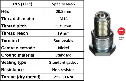 NGK Spark Plug B7ES