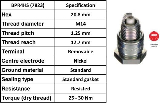 NGK Spark Plug BPR4HS