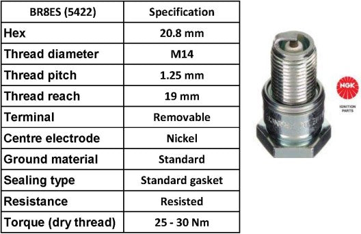 NGK Spark Plug BR8ES