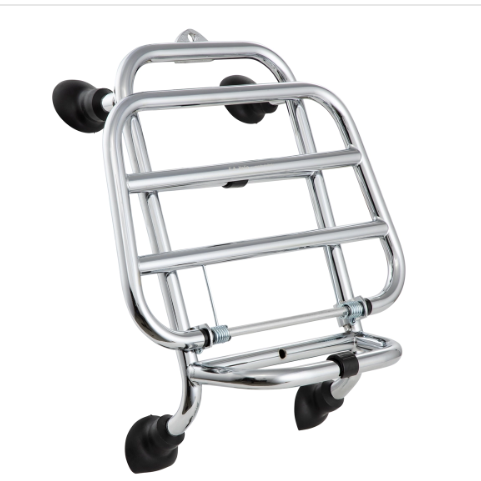 F.A. ITALIA Chrome Front Rack Vespa GTS 125-300, GTV 300 (2019-Onwards)