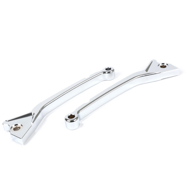 BGM PRO Vespa Long Brake Lever Set Chrome GTS, GTV, GT