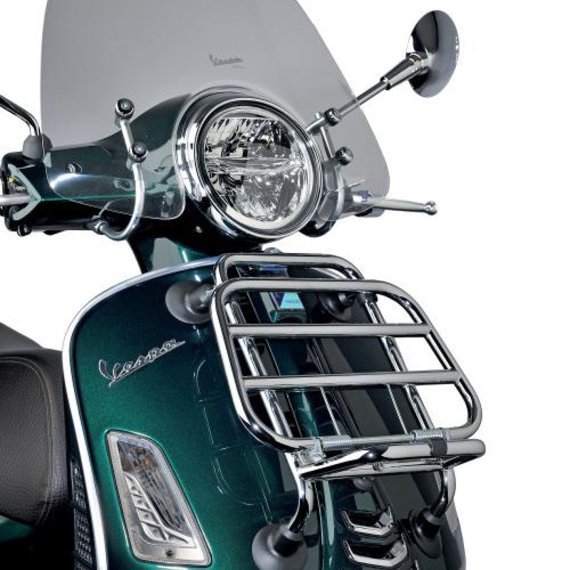 Piaggio Vespa GTS 125-300, GTV 300 Front Folding Rack Chrome (2019-Onwards)