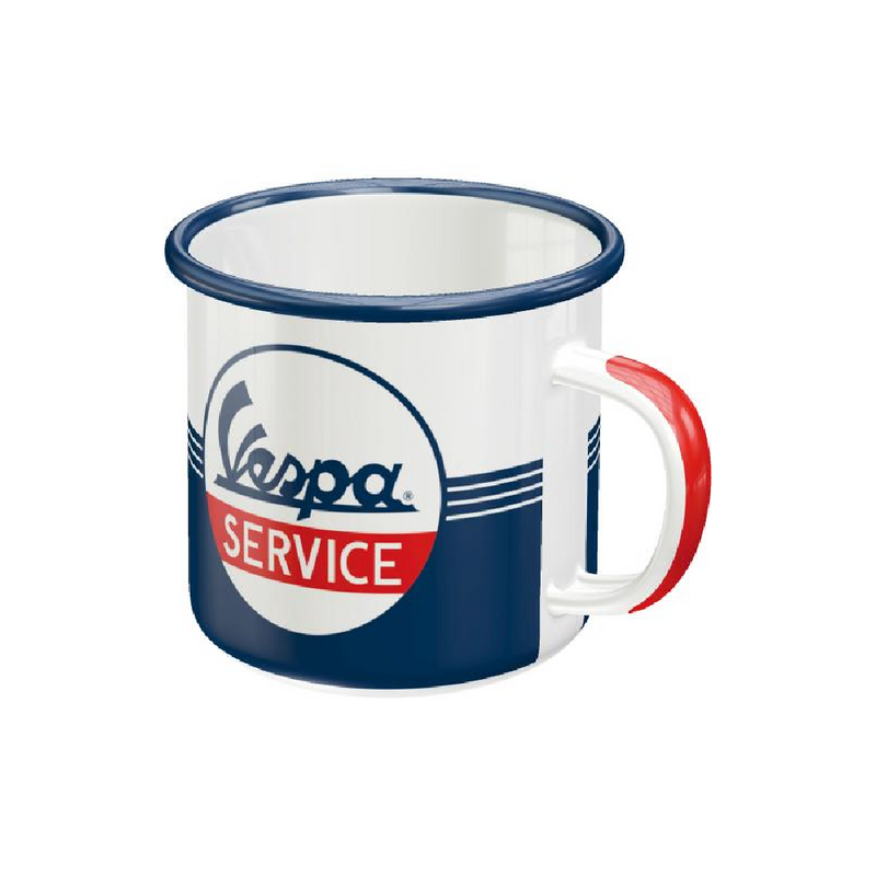 Piaggio Vespa Enamel Service Mug